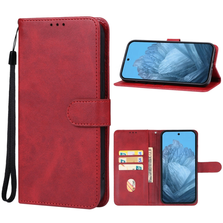 For Google Pixel 9 Pro XL Leather Phone Case(Red) - Google Cases by PMC Jewellery | Online Shopping South Africa | PMC Jewellery | Buy Now Pay Later Mobicred