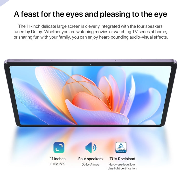 Lenovo Xiaoxin Pad 2024 11 inch WiFi Tablet, 6GB+128GB, Android 13, Qualcomm Snapdragon 685 Octa Core, Support Face Identification(Dark Grey) - free shipping - PMC TechLife - Order now!