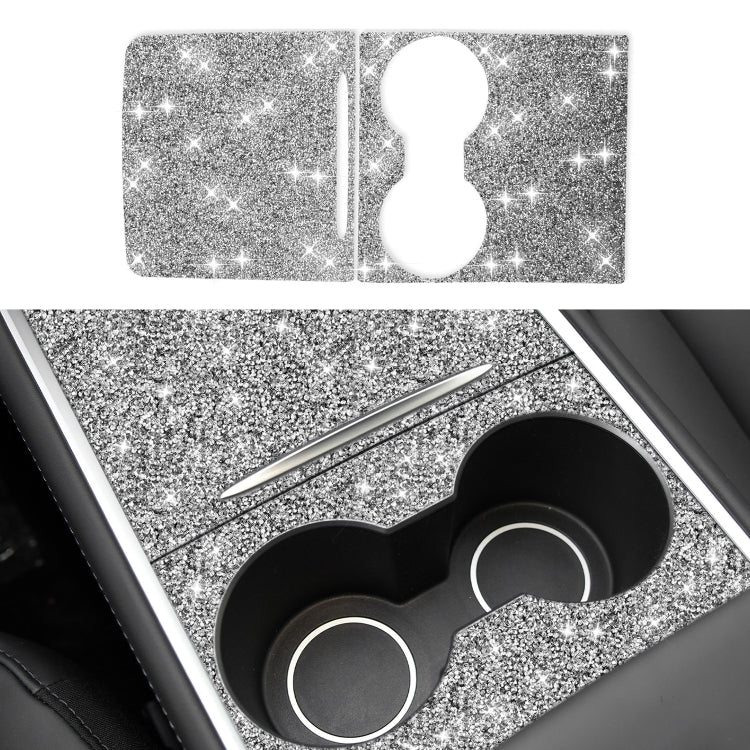For Tesla Model 3 Car Center Control Panel Diamond Sticker,Left and Right Drive Universal - Car Interior Mouldings by PMC TechLife | Online Shopping South Africa | PMC TechLife | Buy Now Pay Later Mobicred