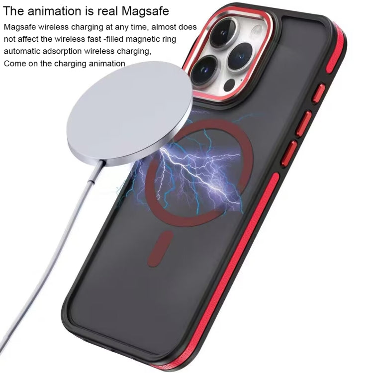 For iPhone 11 Two-color Frosted MagSafe Magnetic Phone Case(Purple) - iPhone 11 Cases by PMC TechLife | Online Shopping South Africa | PMC TechLife