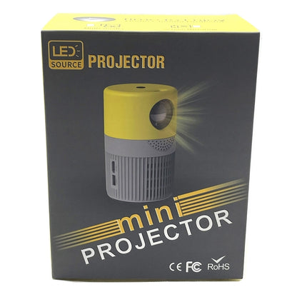 T400 3000 Lumens LED Mini Projector Support Wifi Screen Mirroring, Plug Type:UK Plug(Grey Yellow) - Mini Projector by PMC Jewellery | Online Shopping South Africa | PMC Jewellery | Buy Now Pay Later Mobicred