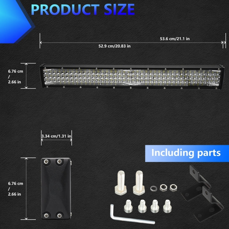 E9 60W 20 inch IP67 Waterproof Ultra-thin 5-Row Work Lights(White Light) - Work Lights by PMC Jewellery | Online Shopping South Africa | PMC Jewellery | Buy Now Pay Later Mobicred