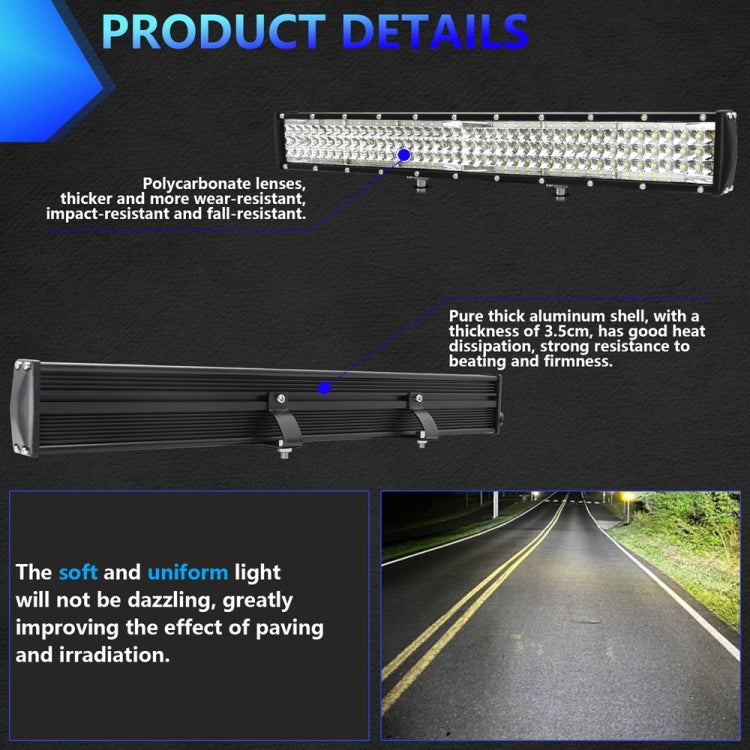 E9 60W 20 inch IP67 Waterproof Ultra-thin 5-Row Work Lights(White Light) - Work Lights by PMC Jewellery | Online Shopping South Africa | PMC Jewellery | Buy Now Pay Later Mobicred