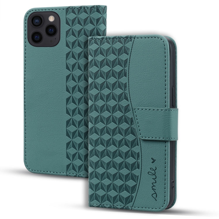 For iPhone 16 Pro Business Diamond Buckle Leather Phone Case with Lanyard(Green) - iPhone 16 Pro Cases by PMC TechLife | Online Shopping South Africa | PMC TechLife | Buy Now Pay Later Mobicred