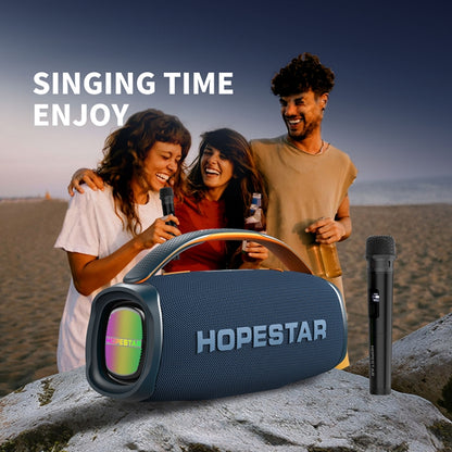 HOPESTAR A40 80W Outdoor Portable Wireless Bluetooth Speaker(Grey) - Desktop Speaker by HOPESTAR | Online Shopping South Africa | PMC Jewellery | Buy Now Pay Later Mobicred