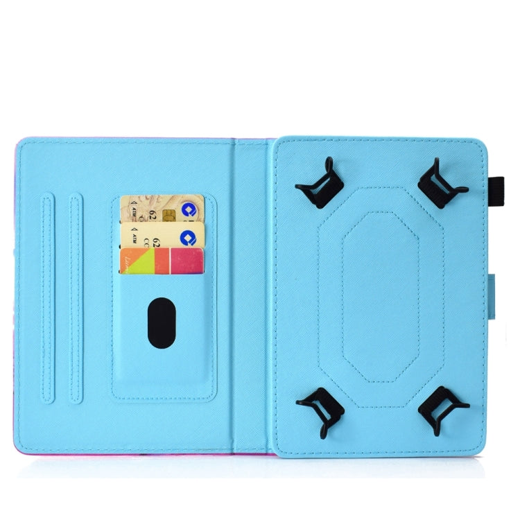 For 10 inch Universal Colored Drawing Stitching Leather Tablet Case(Panda) - 10 - 11 inch by PMC TechLife | Online Shopping South Africa | PMC TechLife | Buy Now Pay Later Mobicred