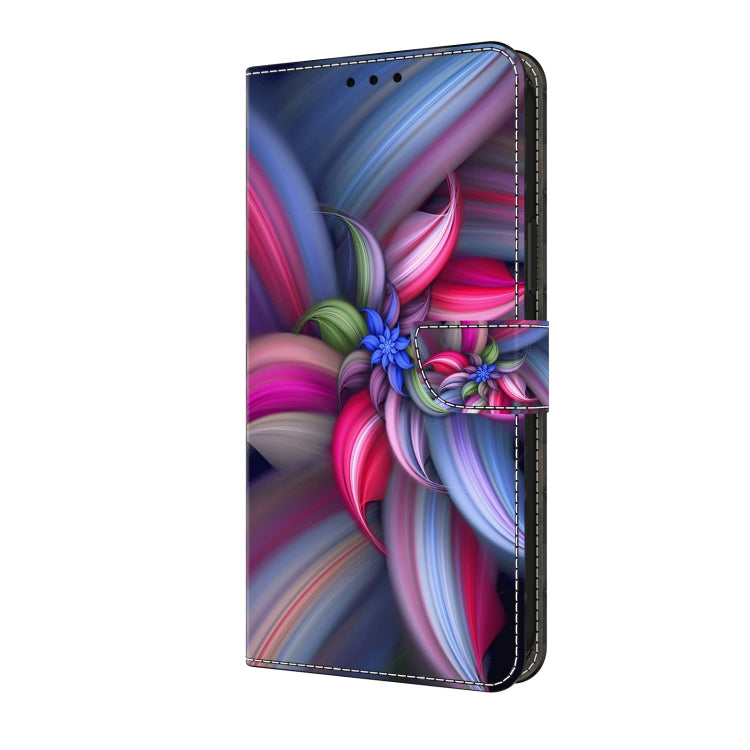 For Motorola Moto G24 Crystal 3D Shockproof Protective Leather Phone Case(Colorful Flower) - free shipping - PMC TechLife - Order now!