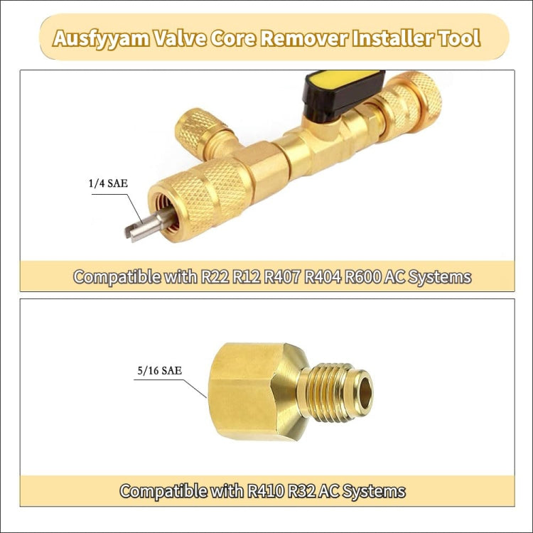 15pcs / Set Air Conditioning Valve Core Disassembly Tool with Rrepair Wrench & Valve Core - Air Conditioning System by PMC Jewellery | Online Shopping South Africa | PMC Jewellery | Buy Now Pay Later Mobicred