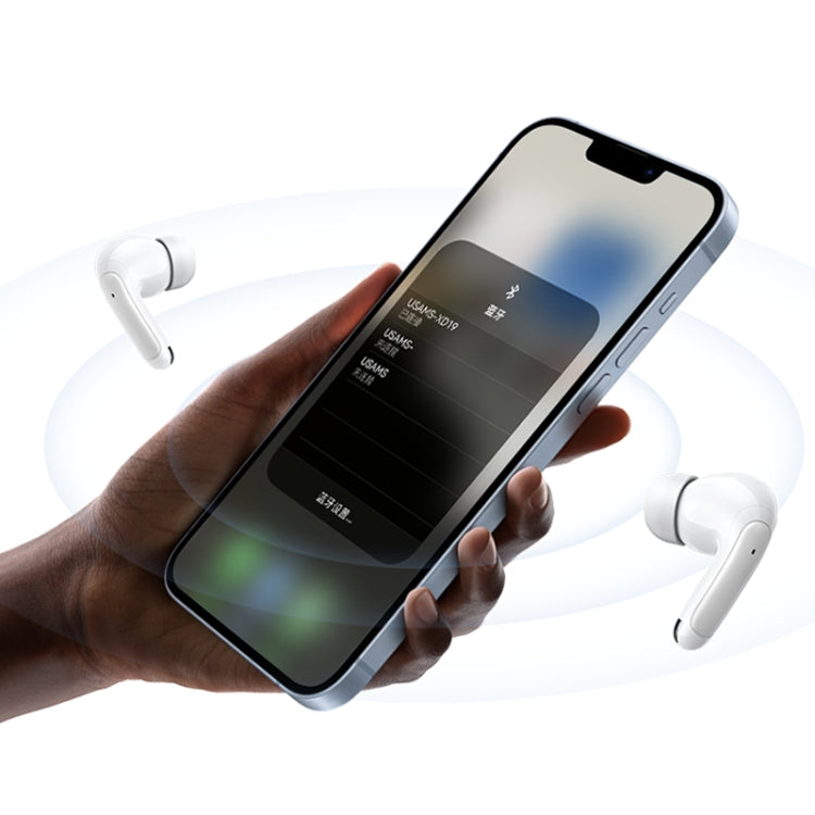 USAMS US-XD18 TWS In Ear Bluetooth Earphone(Black) - free shipping - PMC Jewellery - Order now!