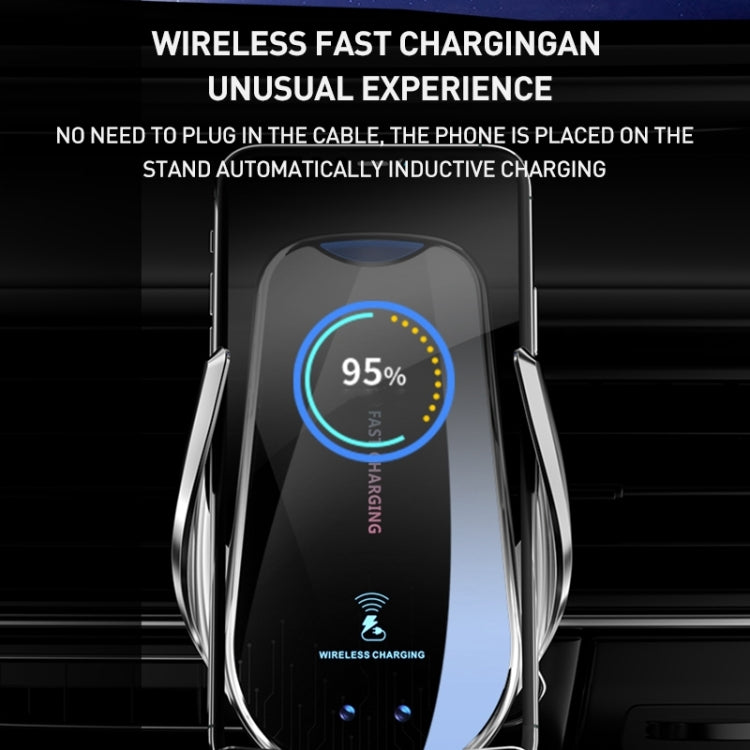 G10 Infrared lnduction Wireless Fast Charging Air Outlet Car Holder(Black) - Wireless Charger Holders by PMC Jewellery | Online Shopping South Africa | PMC Jewellery | Buy Now Pay Later Mobicred