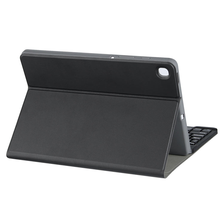 For Samsung Galaxy Tab S9 FE+ Square Cap Bluetooth Keyboard Leather Case with Pen Slot(Light Blue) - Samsung Keyboard by PMC TechLife | Online Shopping South Africa | PMC TechLife