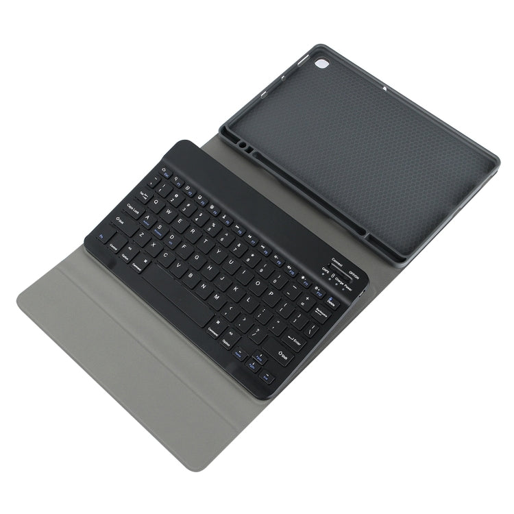 For Samsung Galaxy Tab S9 FE+ Square Cap Bluetooth Keyboard Leather Case with Pen Slot(Dark Blue) - Samsung Keyboard by PMC TechLife | Online Shopping South Africa | PMC TechLife