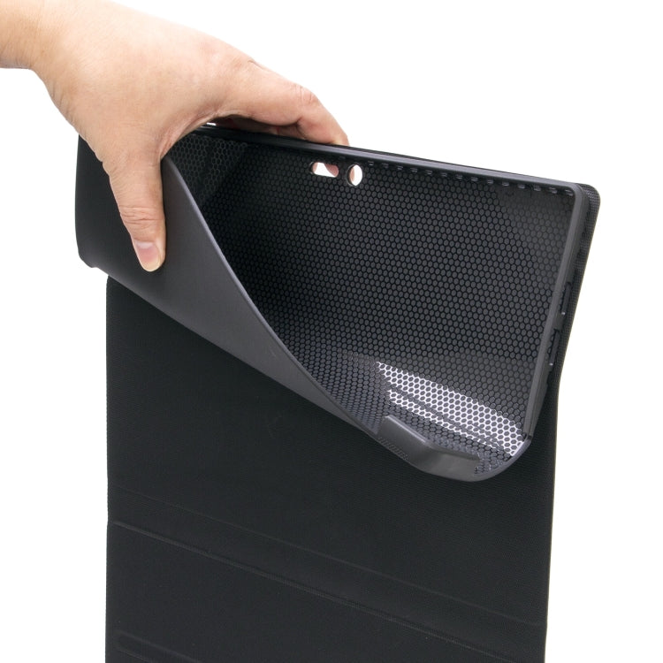 For Microsoft Surface Pro 9 SF129 Tree Texture Bluetooth Keyboard Leather Tablet Case(Black) - Others Keyboard by PMC TechLife | Online Shopping South Africa | PMC TechLife