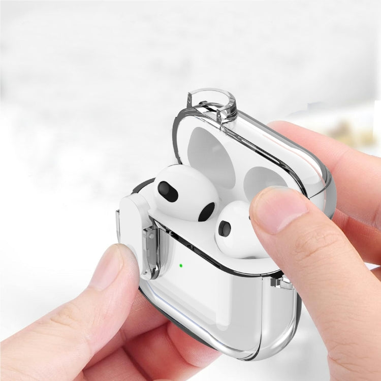 For AirPods Pro Ice Crystals Shockproof Earphone Protective Case(Transparent) - For AirPods Pro by PMC Jewellery | Online Shopping South Africa | PMC Jewellery | Buy Now Pay Later Mobicred