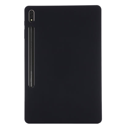 For Samsung Galaxy Tab S9 FE+ / S10+ Pure Color Liquid Silicone Shockproof Tablet Case(Black) - Galaxy Tab S9 FE+ by PMC Jewellery | Online Shopping South Africa | PMC Jewellery | Buy Now Pay Later Mobicred