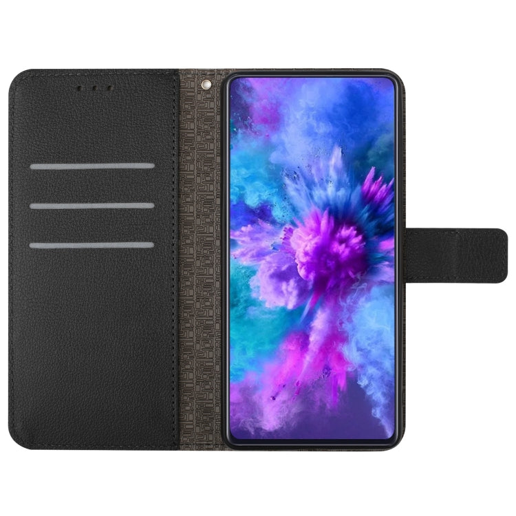 For iPhone 16 Plus Rhombic Grid Texture Leather Phone Case(Black) - iPhone 16 Plus Cases by PMC TechLife | Online Shopping South Africa | PMC TechLife | Buy Now Pay Later Mobicred