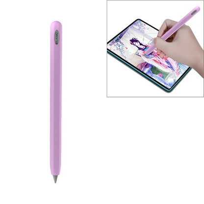 For Huawei M-pencil Stylus Touch Pen Integrated Non-slip Silicone Protective Cover(Light Purple) - Pencil Accessories by PMC Jewellery | Online Shopping South Africa | PMC Jewellery | Buy Now Pay Later Mobicred