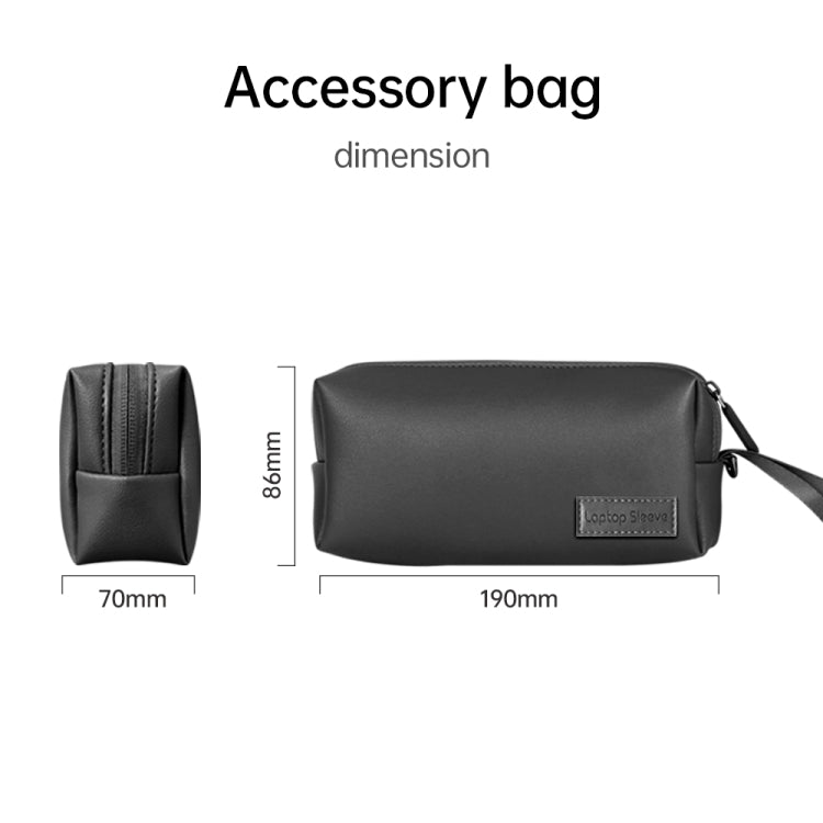 For 13/14 inch Envelope Holder Laptop Sleeve Bag with Accessories Bag(Black) - free shipping - PMC Jewellery - Order now!