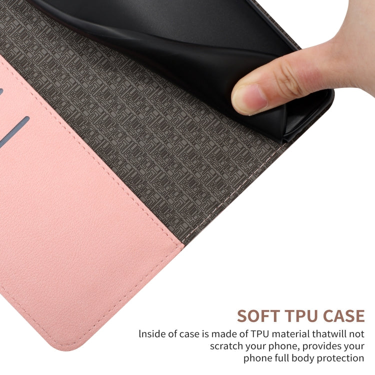 For Google Pixel 9 Rhombic Grid Texture Leather Phone Case(Pink) - Google Cases by PMC TechLife | Online Shopping South Africa | PMC TechLife | Buy Now Pay Later Mobicred