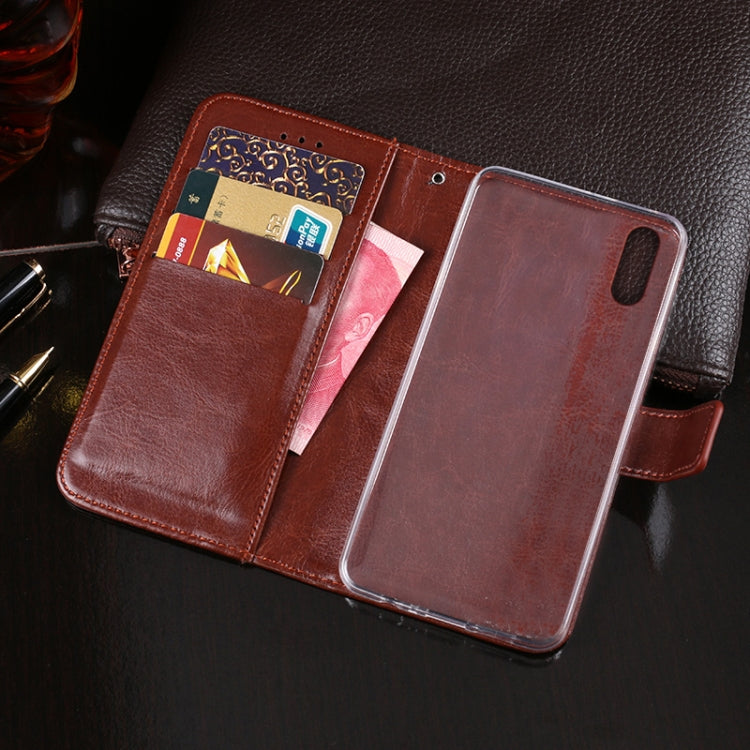 For TP-Link Neffos C9s idewei Crazy Horse Texture Horizontal Flip Leather Case with Holder & Card Slots & Wallet(Rose Red) - More Brand by idewei | Online Shopping South Africa | PMC Jewellery | Buy Now Pay Later Mobicred