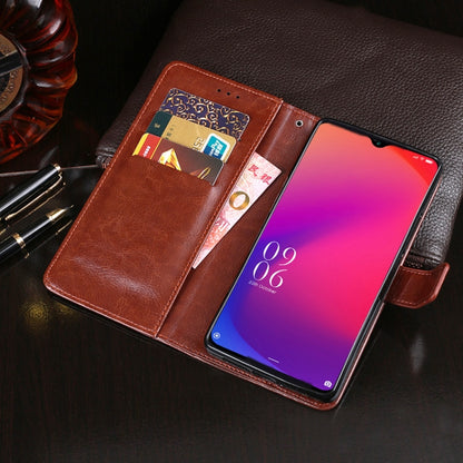 For DOOGEE X95 idewei Crazy Horse Texture Horizontal Flip Leather Case with Holder & Card Slots & Wallet(Rose Red) - More Brand by idewei | Online Shopping South Africa | PMC Jewellery | Buy Now Pay Later Mobicred