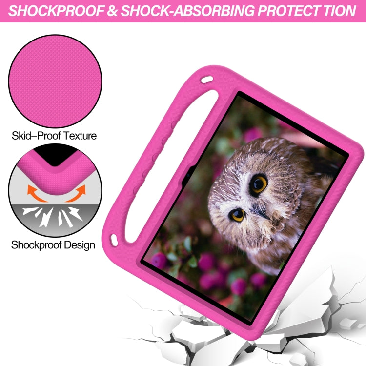 For Honor Pad X8 Handle Portable EVA Shockproof Tablet Case(Rose Red) - Honor by PMC TechLife | Online Shopping South Africa | PMC TechLife | Buy Now Pay Later Mobicred