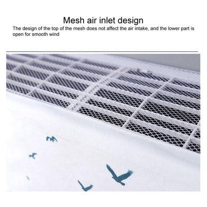 Do Not Take Dust-proof And Anti Direct Blowing Simple Wind Hanging Machine Air Conditioner Moon Cover, Size:Width 80 × Thickness 20 × Height 90cm(Round Leaf) - Dust Covers by PMC Jewellery | Online Shopping South Africa | PMC Jewellery | Buy Now Pay Later Mobicred