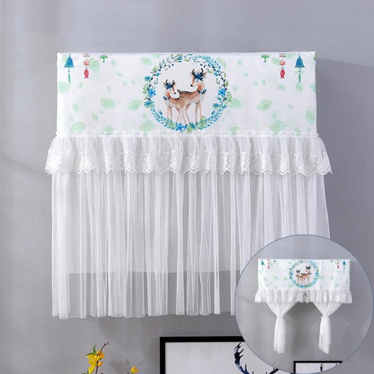 Do Not Take Dust-proof And Anti Direct Blowing Simple Wind Hanging Machine Air Conditioner Moon Cover, Size:Width 92 × Thickness 20 × Height 90cm(Garland Deer) - Dust Covers by PMC Jewellery | Online Shopping South Africa | PMC Jewellery | Buy Now Pay Later Mobicred