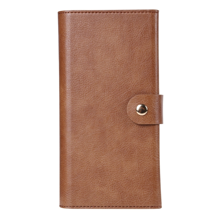 For iPhone 13 ViLi GV Series MagSafe Magnetic Zipper Leather Phone Case(Brown) - iPhone 13 Cases by ViLi | Online Shopping South Africa | PMC Jewellery | Buy Now Pay Later Mobicred