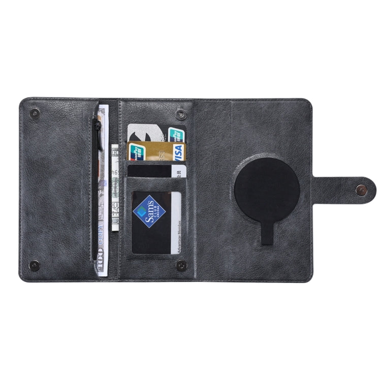 For iPhone 14 Pro Max ViLi GV Series MagSafe Magnetic Zipper Leather Phone Case(Black) - free shipping - PMC Jewellery - Order now!