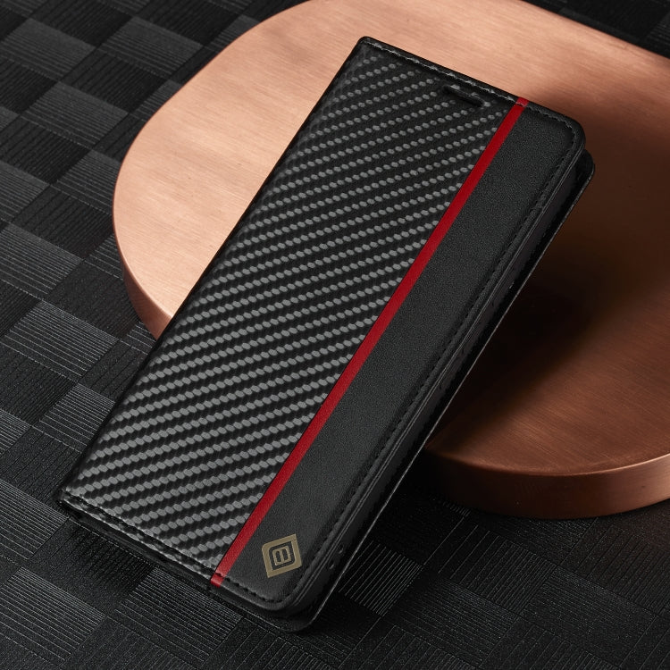 For Google Pixel 9 Pro LC.IMEEKE Carbon Fiber Leather Phone Case(Vertical Black) - Google Cases by LC.IMEEKE | Online Shopping South Africa | PMC TechLife | Buy Now Pay Later Mobicred