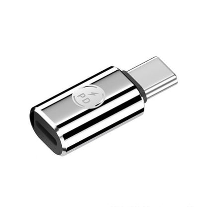 PD27W USB-C / Type-C to 8 Pin Adapter(Silver) - Converter & Adapter by PMC Jewellery | Online Shopping South Africa | PMC Jewellery | Buy Now Pay Later Mobicred