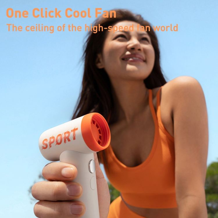 DC01 Mini Handheld High-speed Electric Fan(White) - Electric Fans by PMC TechLife | Online Shopping South Africa | PMC TechLife | Buy Now Pay Later Mobicred