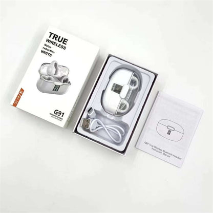 G91 Ear Clip Bone Conduction TWS Noise Reduction Bluetooth Earphone(White) - TWS Earphone by PMC Jewellery | Online Shopping South Africa | PMC Jewellery | Buy Now Pay Later Mobicred