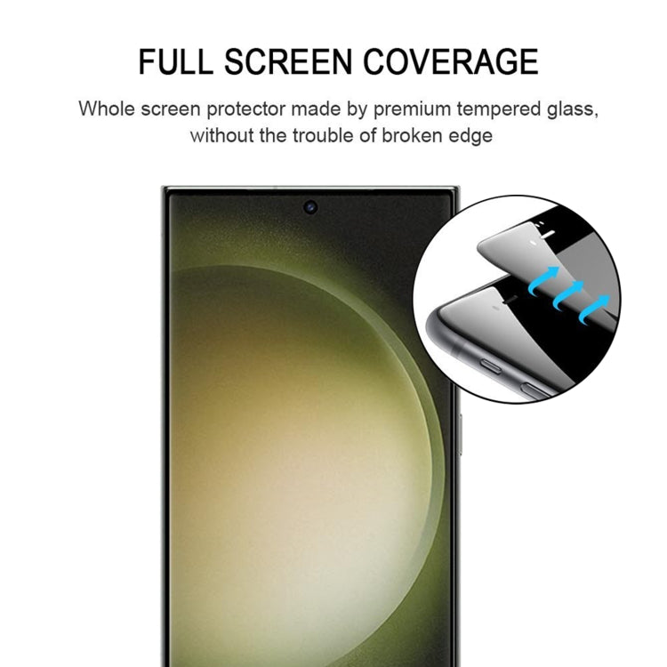 For Samsung Galaxy S23 Ultra 5G Full Glue Screen Tempered Glass Film, Support Fingerprint Unlocking - Galaxy S23 Ultra 5G Tempered Glass by PMC Jewellery | Online Shopping South Africa | PMC Jewellery