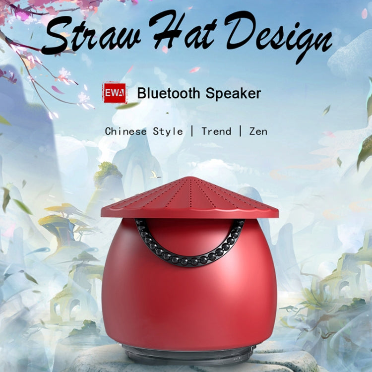 EWA A123 Portable Mini Speaker Chinese Style Bluetooth Speaker(Red) - free shipping - PMC Jewellery - Order now!