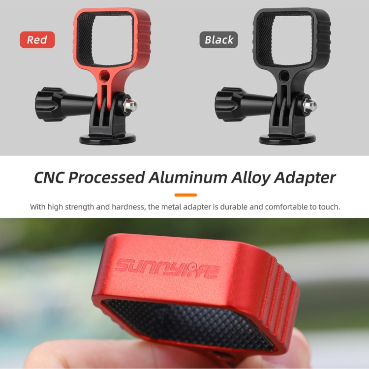 For DJI OSMO Pocket 3 Metal Expansion Bracket Adapter Frame Holder with Screw(Red) - Mount & Holder by Sunnylife | Online Shopping South Africa | PMC TechLife | Buy Now Pay Later Mobicred