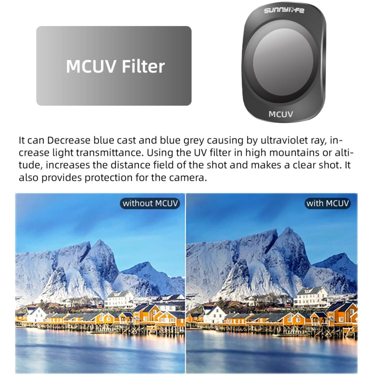 For DJI OSMO Pocket 3 Sunnylife Camera Lens Filter, Filter:ND8PL - Lens Accessories by Sunnylife | Online Shopping South Africa | PMC Jewellery | Buy Now Pay Later Mobicred