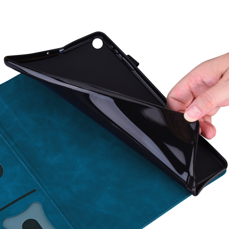 For Lenovo Tab K11 Plus / M11 Plus Business Shockproof Horizontal Flip Leather Tablet Case(Blue) - Lenovo by PMC TechLife | Online Shopping South Africa | PMC TechLife | Buy Now Pay Later Mobicred