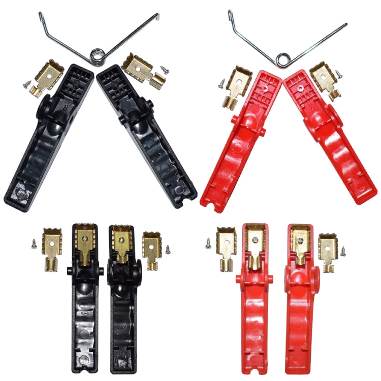 2pcs Car Emergency Start Power Supply Battery Ignition Clip with Pure Copper Crocodile Clip - Booster Cable & Clip by PMC TechLife | Online Shopping South Africa | PMC TechLife