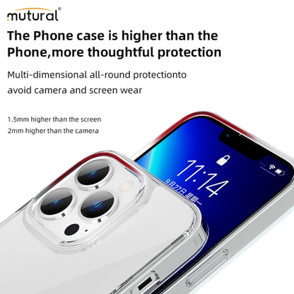 For iPhone 15 Pro Max Mutural Ice Series TPU Phone Case(Transparent) - iPhone 15 Pro Max Cases by Mutural | Online Shopping South Africa | PMC Jewellery | Buy Now Pay Later Mobicred