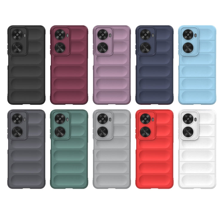 For Huawei nova 11 SE Magic Shield TPU + Flannel Phone Case(Dark Grey) - Huawei Cases by PMC TechLife | Online Shopping South Africa | PMC TechLife | Buy Now Pay Later Mobicred