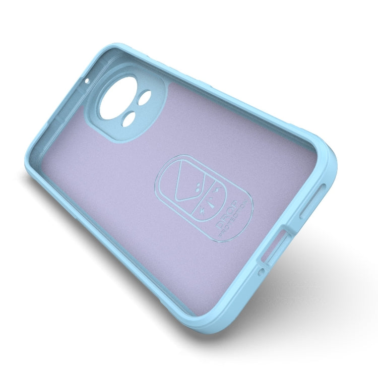 For Huawei nova 12 5G Magic Shield TPU + Flannel Phone Case(Dark Blue) - Huawei Cases by PMC TechLife | Online Shopping South Africa | PMC TechLife | Buy Now Pay Later Mobicred