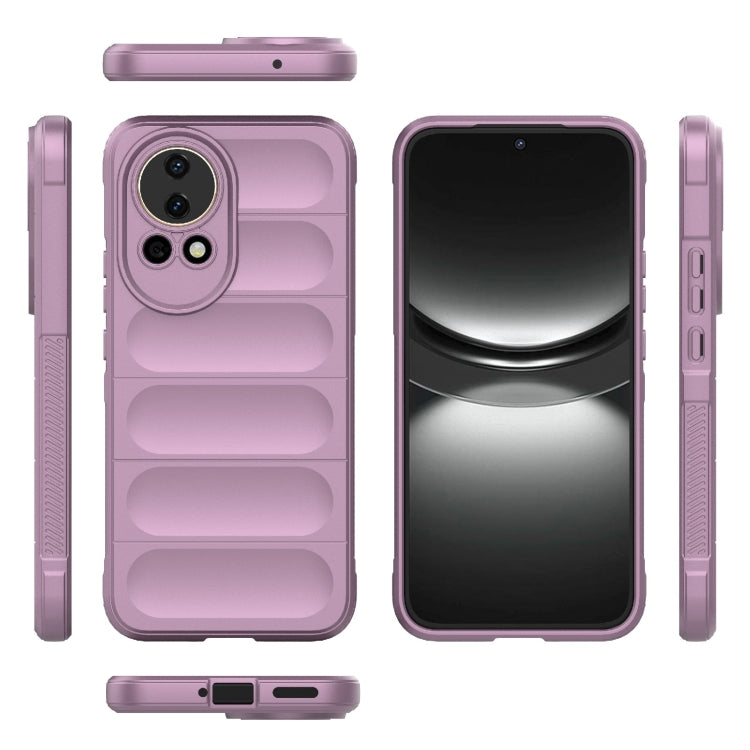 For Huawei nova 12 5G Magic Shield TPU + Flannel Phone Case(Purple) - Huawei Cases by PMC Jewellery | Online Shopping South Africa | PMC Jewellery | Buy Now Pay Later Mobicred