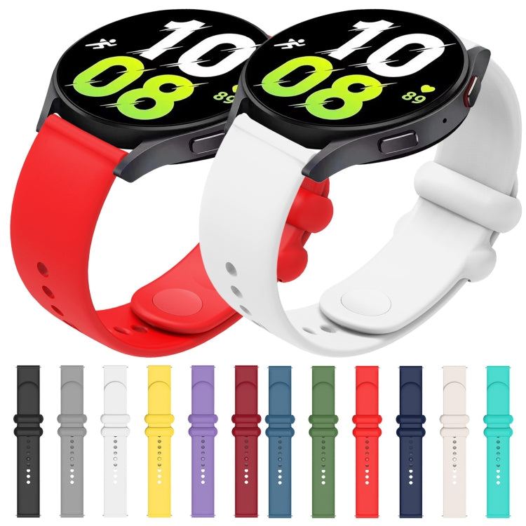 18mm Universal Solid Color Reverse Buckle Silicone Watch Band(Blue) - free shipping - PMC TechLife - Order now!
