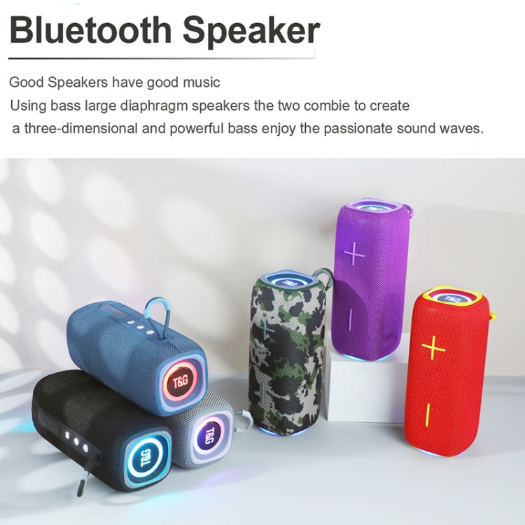 T&G TG654 Portable 3D Stereo Subwoofer Wireless Bluetooth Speaker(Purple) - free shipping - PMC Jewellery - Order now!