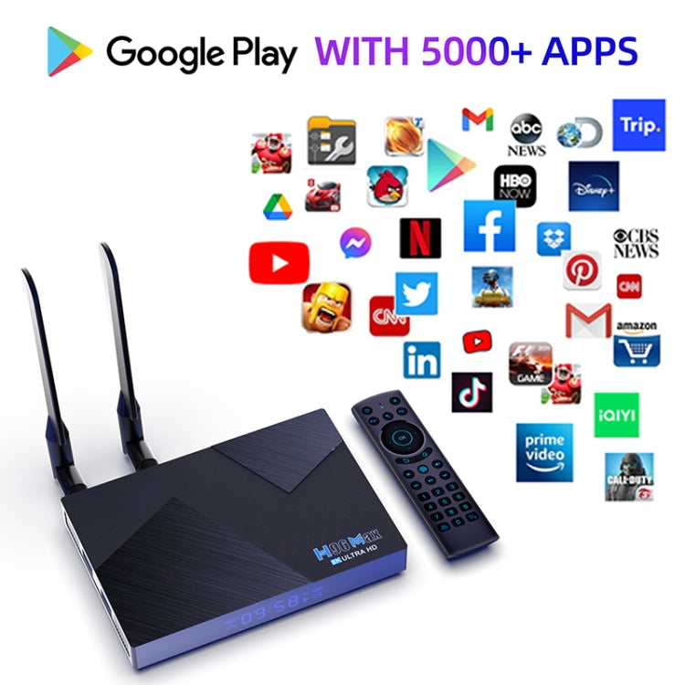 H96 Max V58 Android 12.0 Smart TV Box, 4GB+32GB, Quad-core Cortex-A76 and Quad-core Cortex-A55(US Plug) - Others by PMC TechLife | Online Shopping South Africa | PMC TechLife | Buy Now Pay Later Mobicred