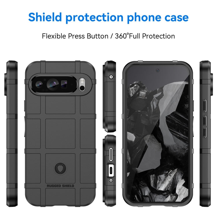 For Google Pixel 9 Pro Full Coverage Shockproof TPU Phone Case(Black) - Google Cases by PMC TechLife | Online Shopping South Africa | PMC TechLife | Buy Now Pay Later Mobicred
