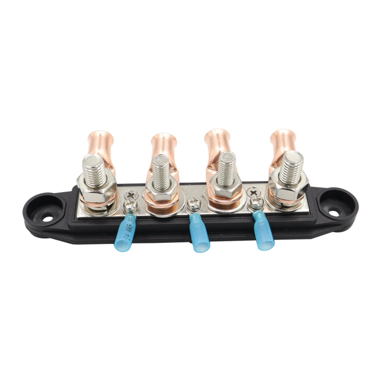 CP-4017 M10+M8 Power Distribution Block Terminal Studs with Terminals(Black) - Booster Cable & Clip by PMC TechLife | Online Shopping South Africa | PMC TechLife | Buy Now Pay Later Mobicred