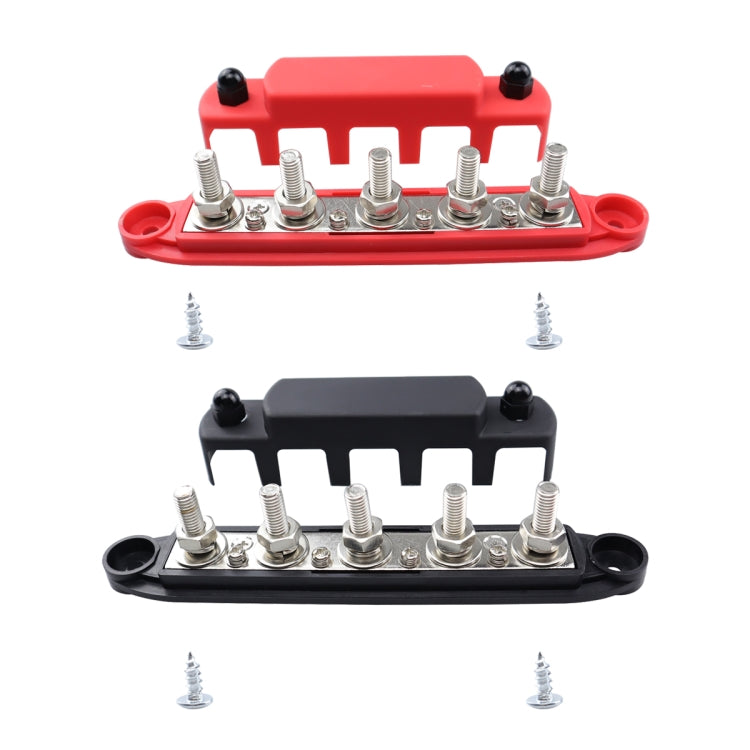 CP-4137 300A M10 Power Distribution Block Terminal Studs(Black + Red) - free shipping - PMC TechLife - Order now!